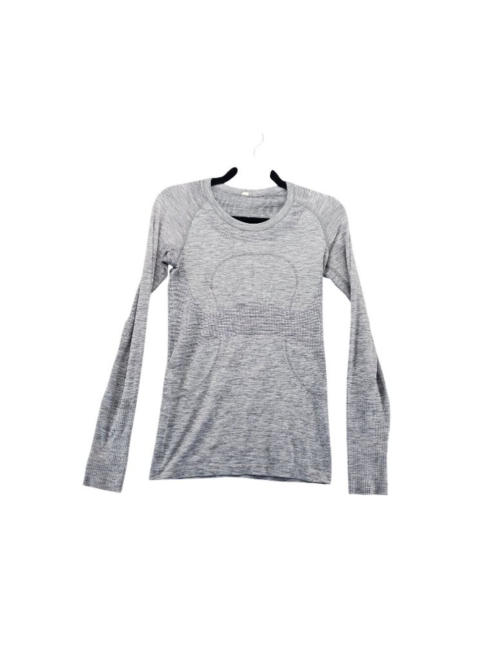 Lululemon Top Womens Size 6 Gray Seamless Long Sleeve Base Layer